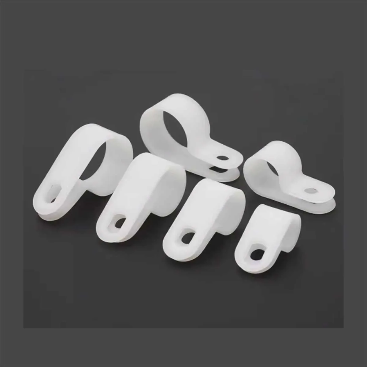 Wire Fixing Clip/Thickened R-Type Wire Clip Nylon Tube Clip Network Cable