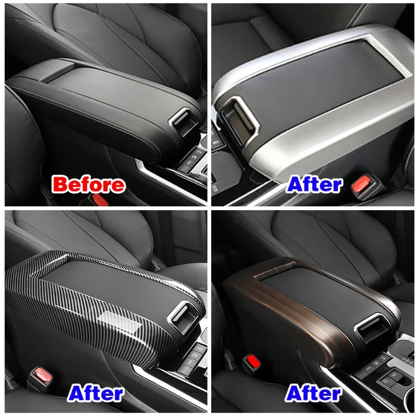 

For Toyota Highlander Kluger XU70 2021 2022 2023 Interior Accessories Armrest Storage Box Mats Cushion Cover Protector Trim