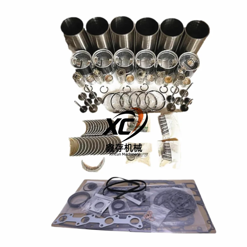 

Комплект для капитального ремонта ATV&UTV6D125: гильзы цилиндров с набором прокладок 6151-31-2710, высокое качество, гарантия 1 год, совместим с En