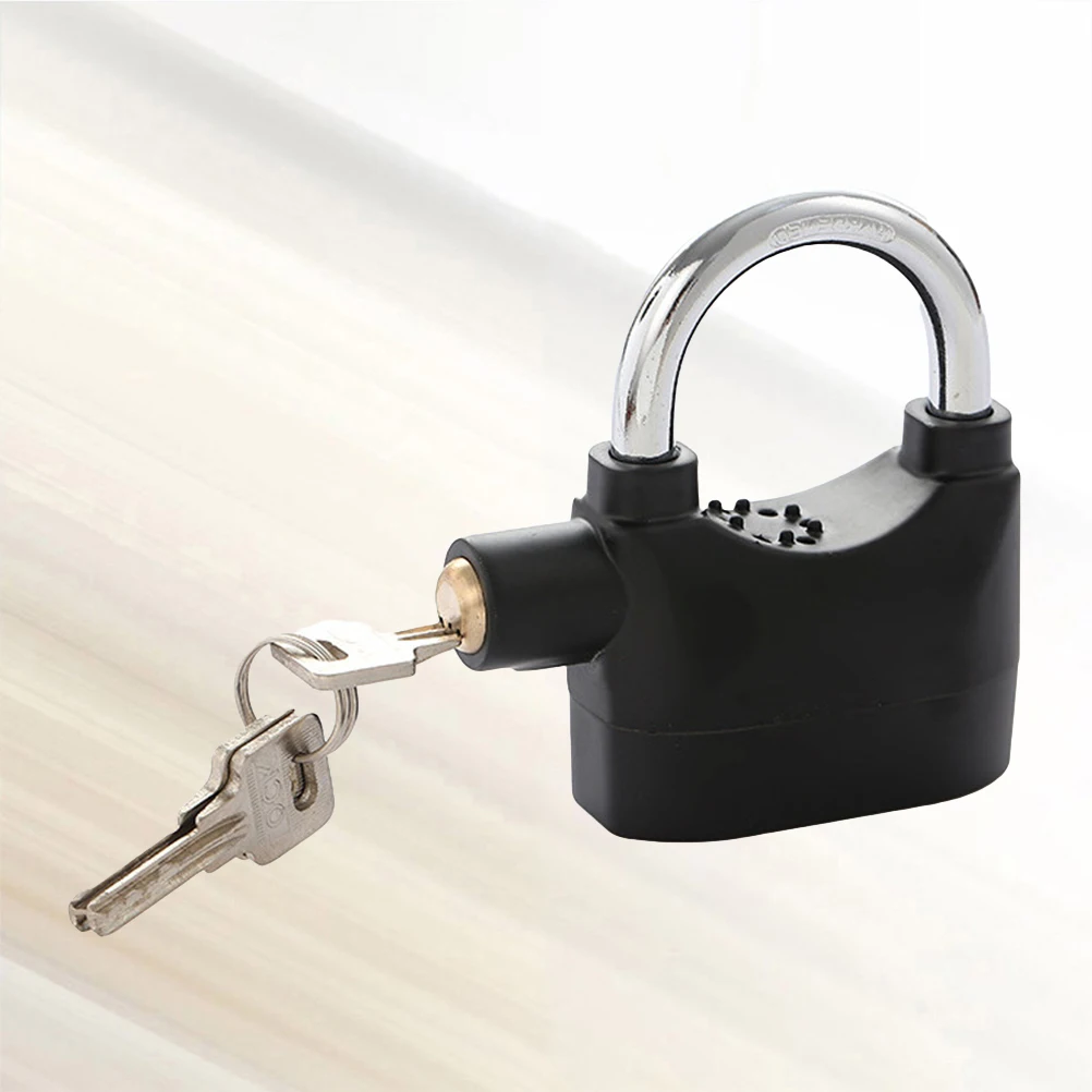 

Bike Lock Anti theft Metal Padlock for Motorcycle Scooter Electric Vehicle Siren Durable Aluminum Mini Heavy Security Lock