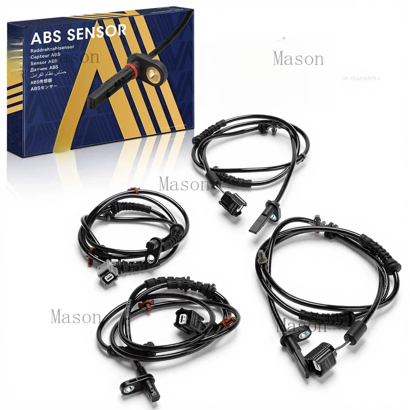 

R+ AISIN Qty(4) Front and Rear ABS Wheel Speed Sensor for Nissan NV200 2010-2024