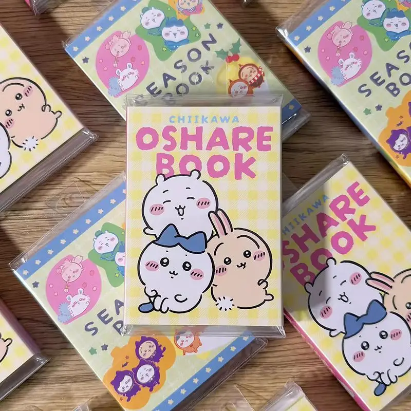 

Складные блокноты Chiikawa (скидка 40 %) Блокнот для студентов с отрывными цветными страницами, идеально подходит для журналов и скрапбукинга своими руками