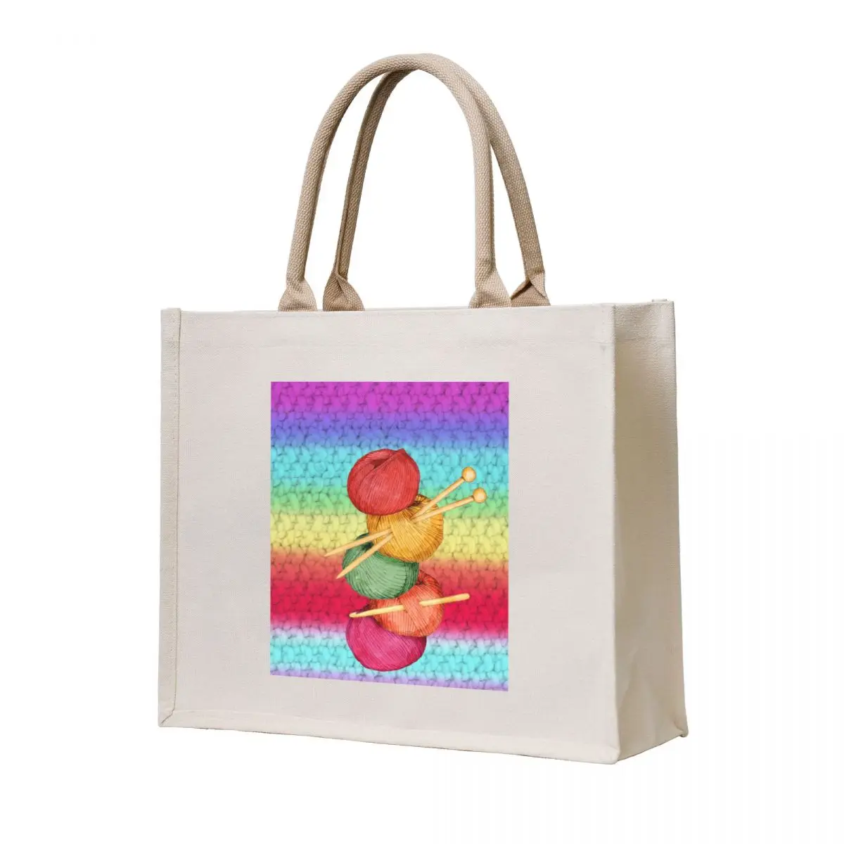 Knit crochet fills my days yarn Tote Bag Lady bag canvas tote tote bag men Canvas