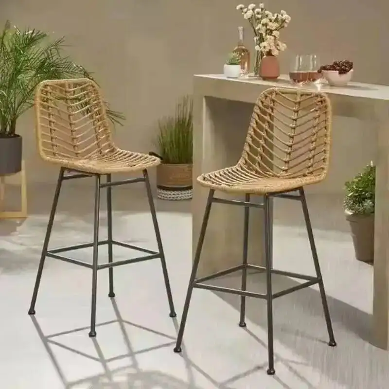 

Of 2 Set Modern Bar Chair Nordic Comfy Trendy Kitchen Bar Chair Design High Stools Banqueta Alta Para Cozinha Home Furniture