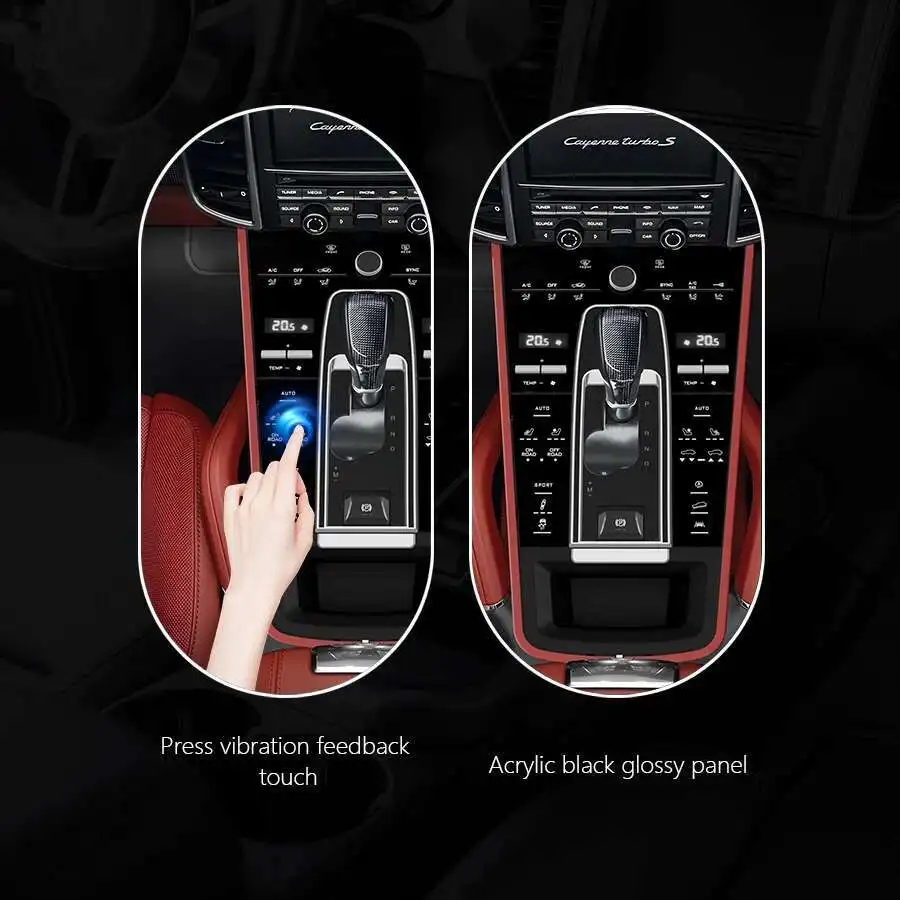 

Touch Panel For Porsche Cayenne 2010-2017 Console Control Center Panel LCD Car Interior Saddle Plug and Play Gear Shift Panel