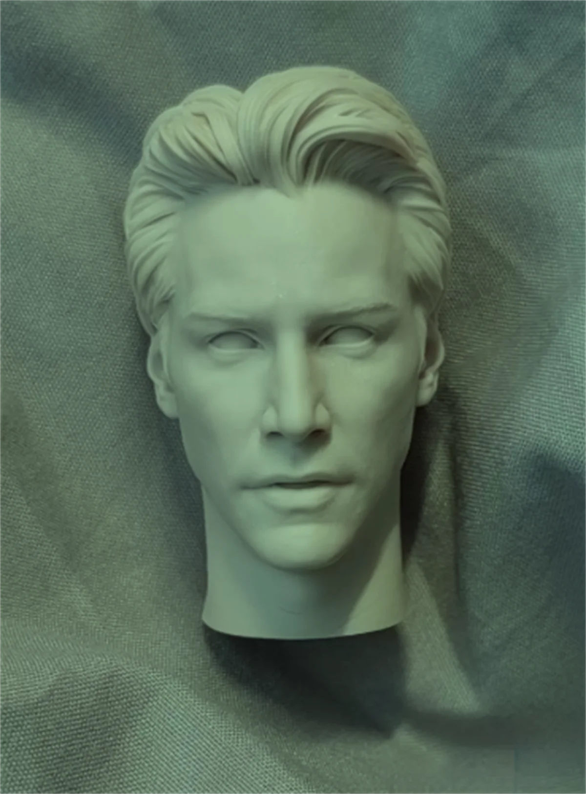 1/6 Scale Male Head Carving Keanu Reeves Movie Actor   Model For 12