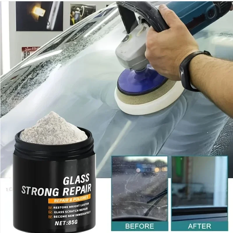 NEW Good Super Glass Polishing Powder|Restore Glass Clarity|Polishing for Brightness|Glass Scratch Repair Powder|Nanoscale Scrat