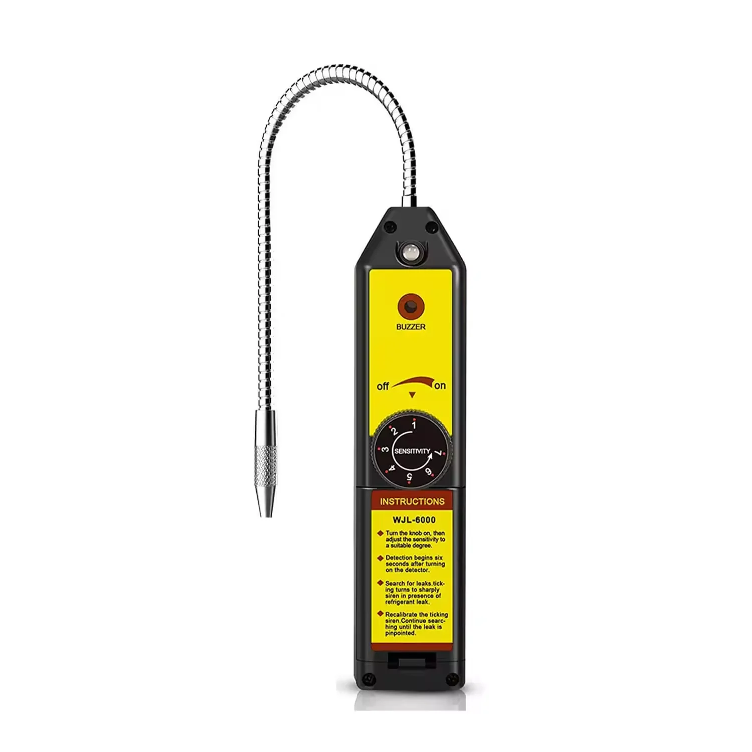 WJL-6000 Rilevatore di perdite di freon Rilevatore di perdite alogeno Gas refrigerante HVAC Condizionatore d'aria R22 R410A R134A Tester Strumento di rilevamento