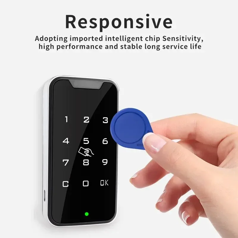 5YOA 100 Uds RFID Keyfobs 13,56 MHz IC solo lectura Control de acceso S50 Token gestión de asistencia llavero identificación de seguridad