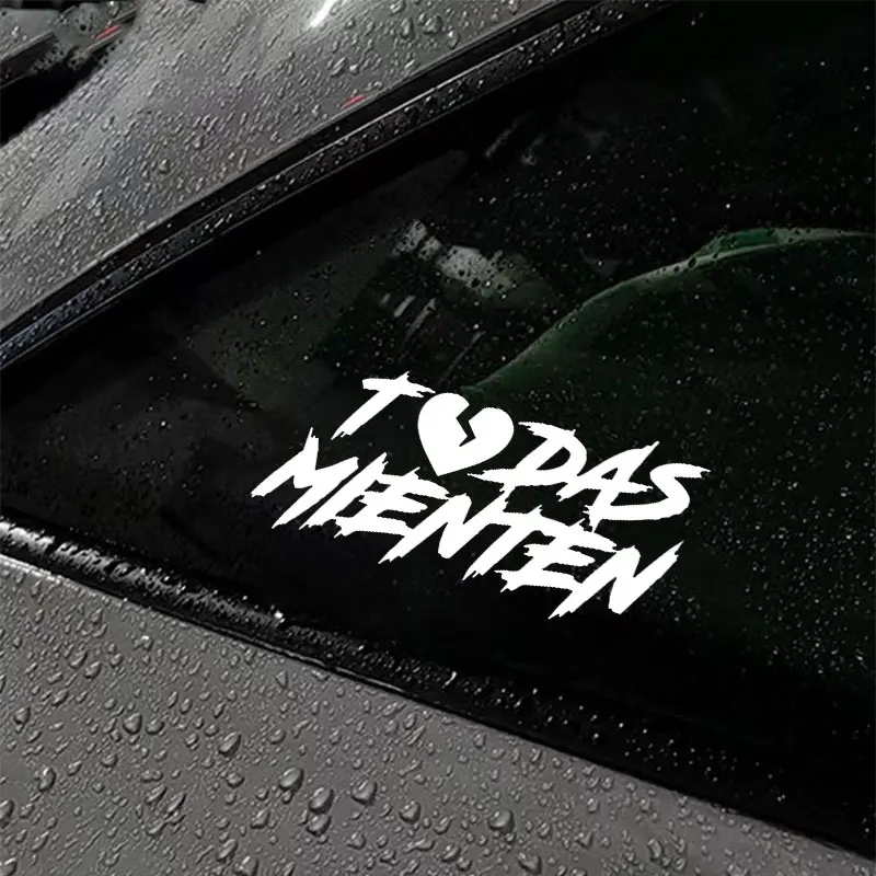 1PC TODAS MIENTIN Car Sticker Waterproof for Auto Window Body Vinyl Decal Funny Motorcycle Fuel Tank Fairing Durable Decoration