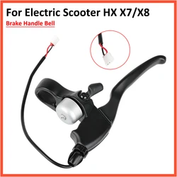 Brake Handle for HX X7 X8 Electric Scooter Brake Clutch Lever With Bell E-Scooter Universal Accessories Parts