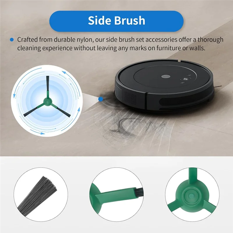 

12Pcs Replacement Parts For Irobot Roomba Combo Essential Q011, Q0520, Y0110, Y0140 Series Robot Vacuum Accessories Kitab13