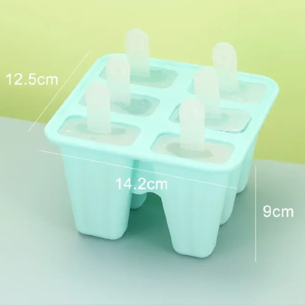 

Popsicle molds 6 Pieces Popsicle Molds Silicone BPA Free Ice Pop Easy Release Popsicle Mold 6 sticks Ice Pop Easy Release Mold