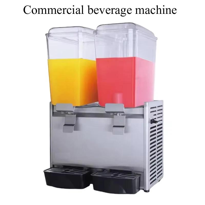 

Commercial Sour Plum Soup Making Machine Self Service Double Cylinder Soybean Milk Coconut Juice Beverage Mixer Juice Machine