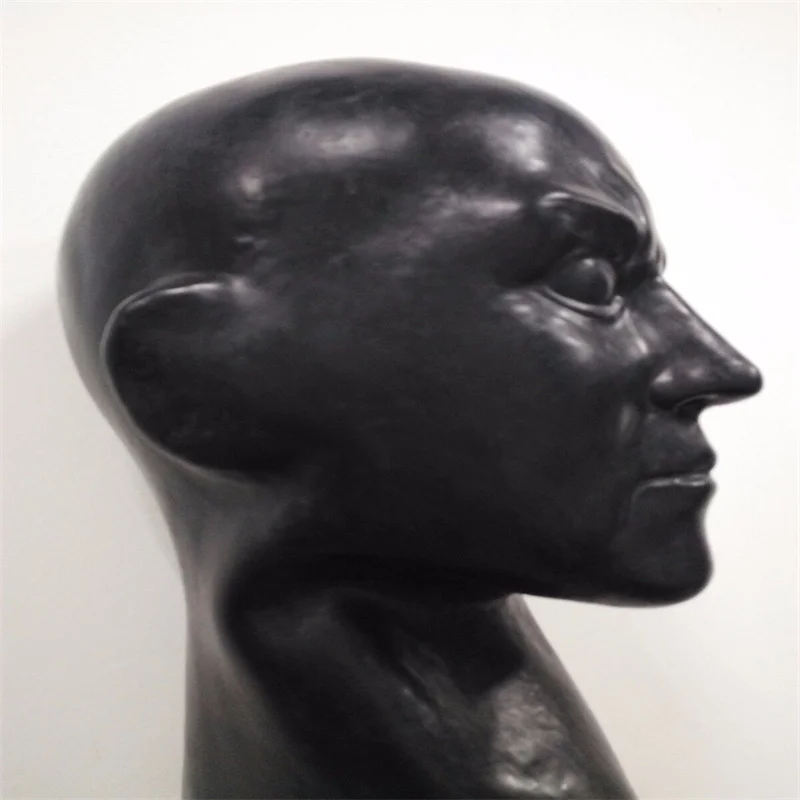 1.0mm Black Latex Moulded Men Mask Rubber Hood (fits 59-62cm)