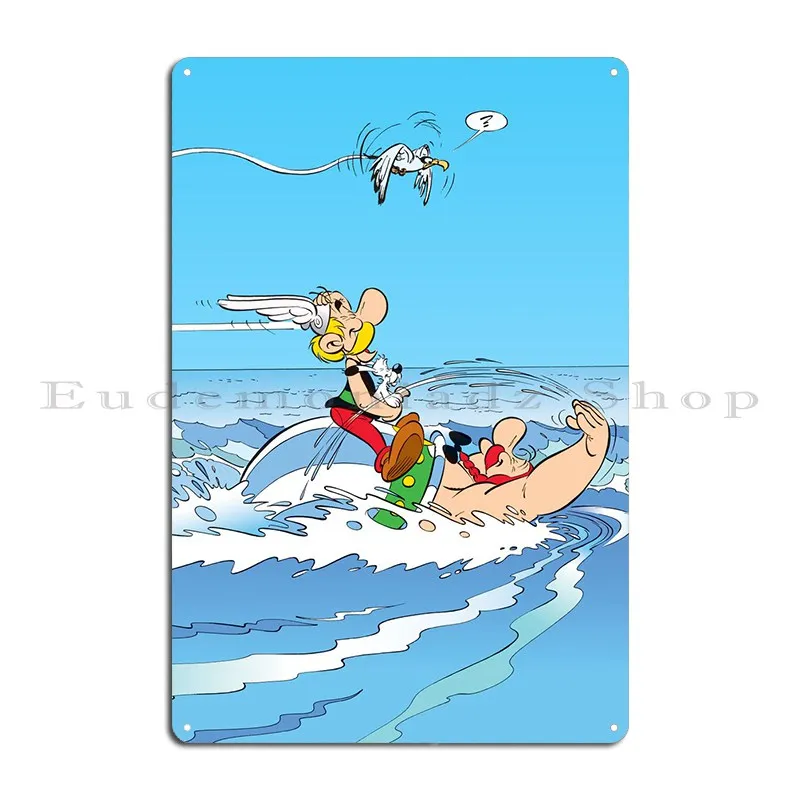 Swimming Metal Sign Poster Printing Wall Mural Wall Decor Wall Mural Tin Sign Poster