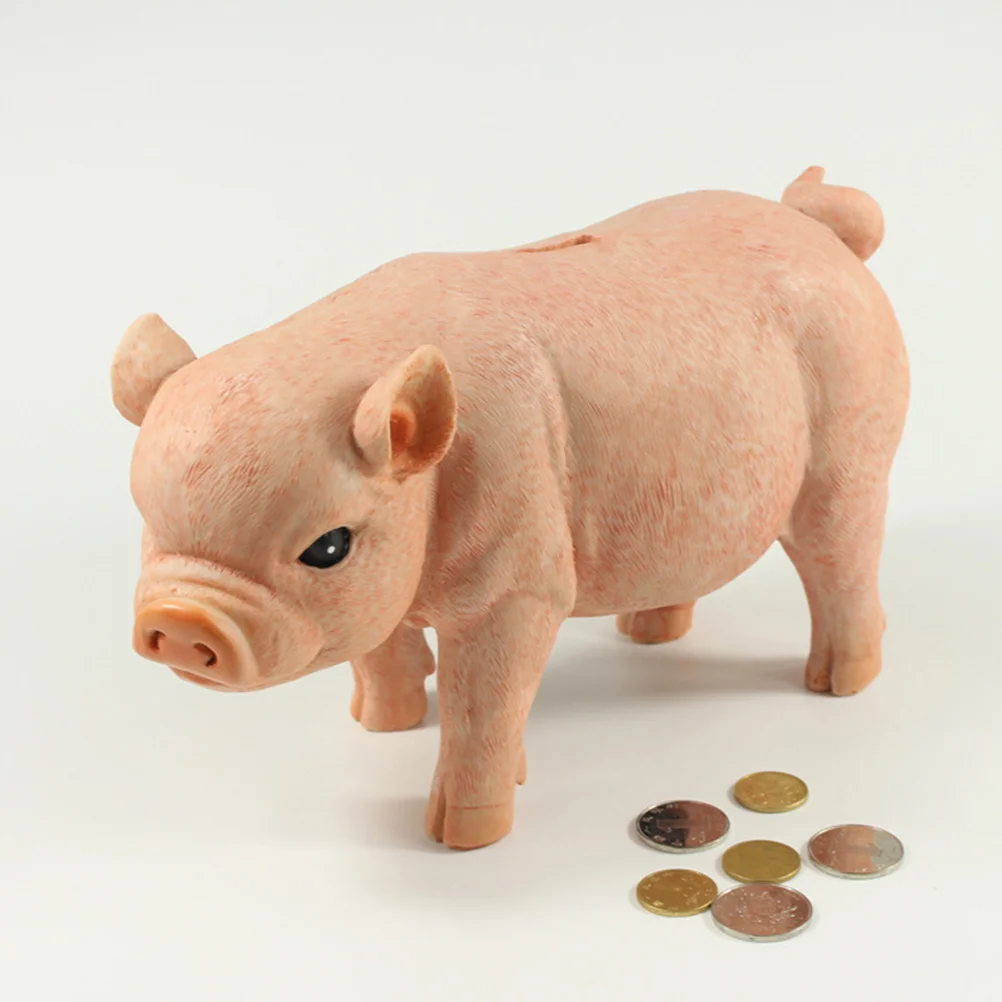 

Pig Coin Bank Pink Cute Kids Saving Pot for Bedroom Decor Piggy Bank for Children Money Holder Storage Box Pig Saving Pot
