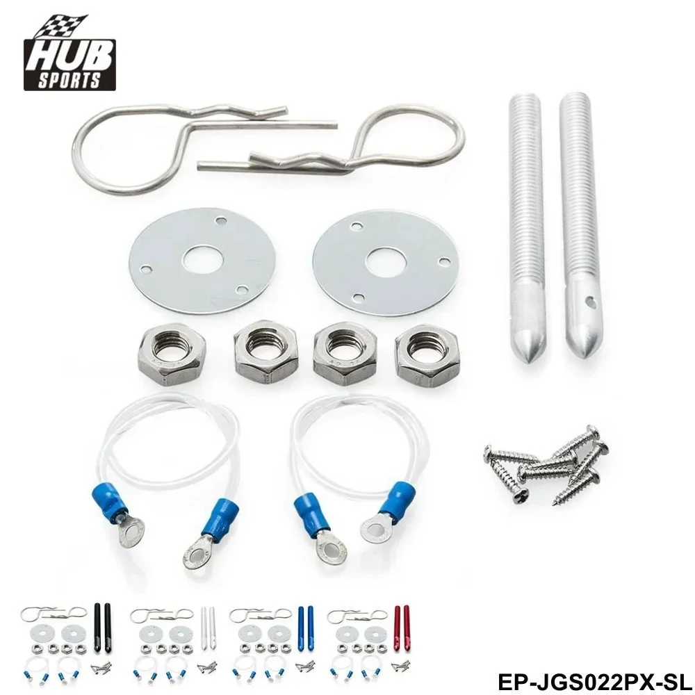 Universal Racing Epman Sport Car-styling Hair Pin Hood Pin Locking Kit With Lanyard For Toyota avensis HU-JGS022PX