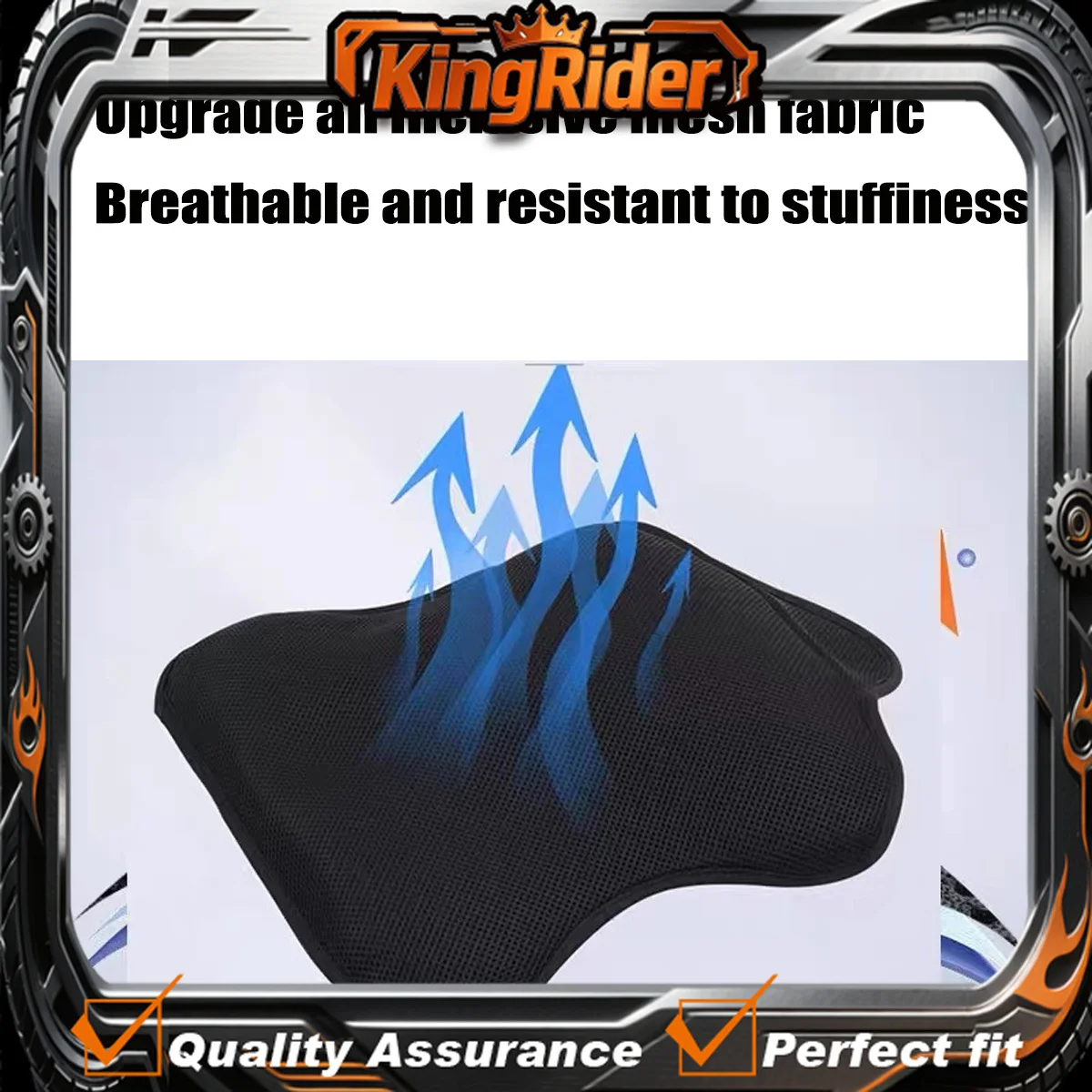 Fit For CFMOTO 675NK 675SR-R 675SR  Motorcycle gel heat insulation cushion cover waterproof breathable honeycomb gel seat cover