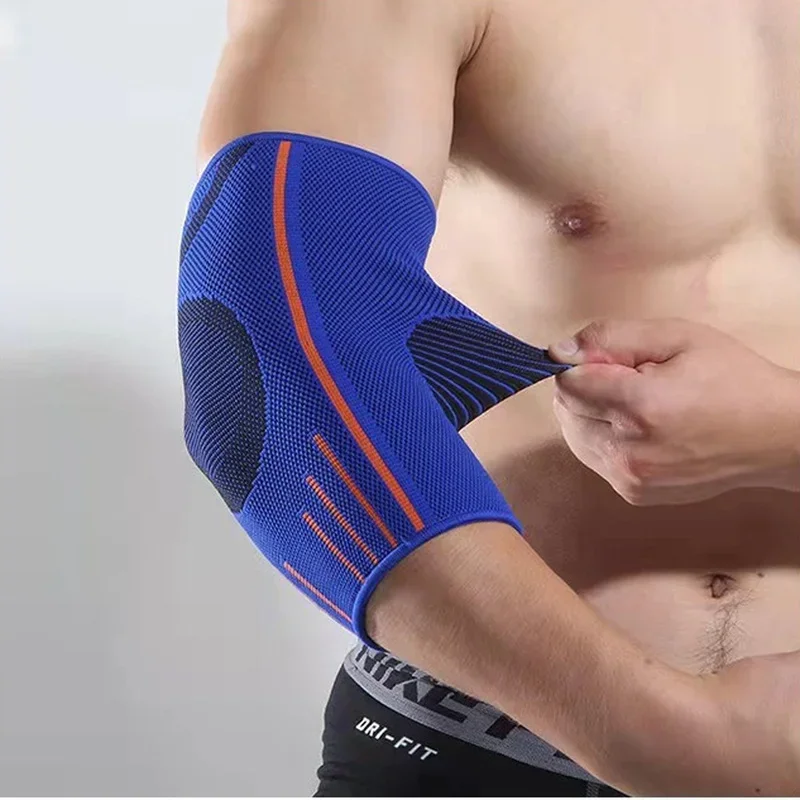 1 Piece Fitness Elbow Support Compression Support Sleeve for Tendonitis Tennis Elbow Golf Elbow Treatment Relief Joint Pain