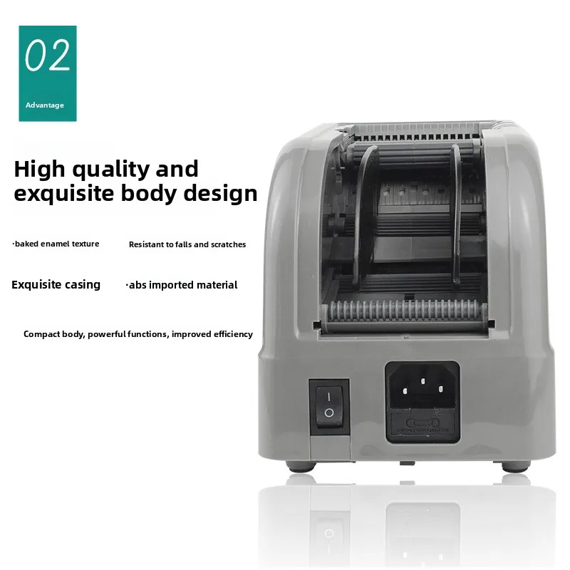 Automatic Tape Dispenser Automatic Tape Dispenser Electric 6 To 60mm Cutting Width 999m Cutting Length Ribbon Cutting Machine