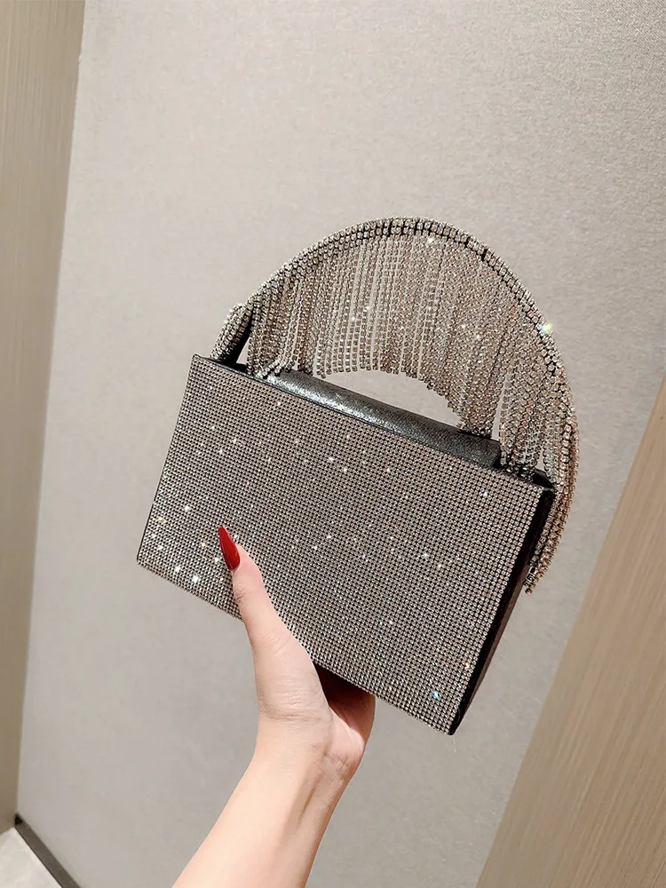 Evening Purse Luxury Clutch Bags For Women Party Rhinestone Wedding Diamond Bag Shape Bag Evening Handbag 2023 New Fashion