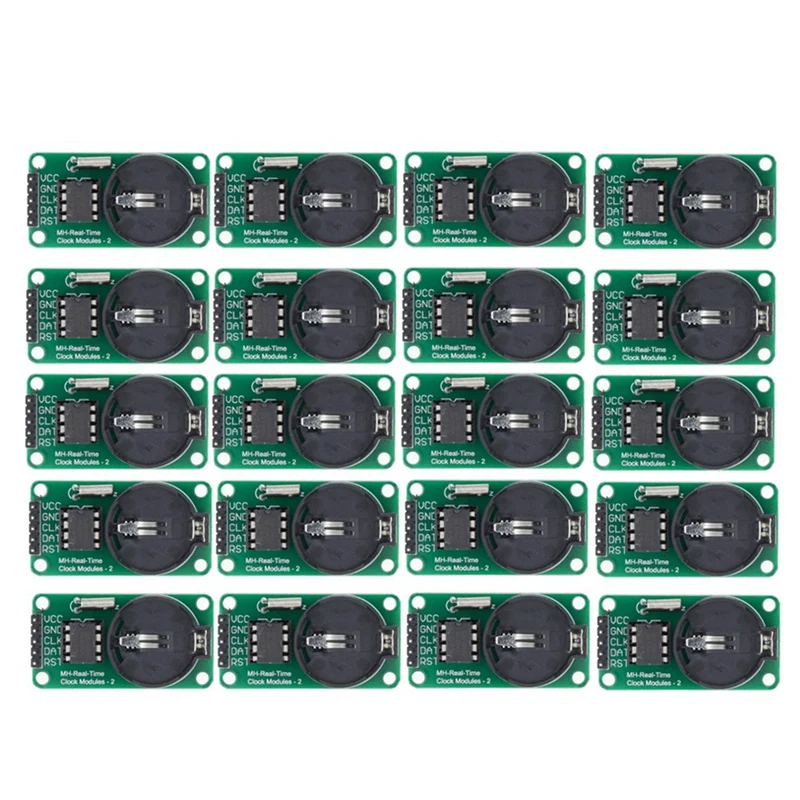 

DS1302 DS1302 Module Real Time Clock Module Multifunction Module Without CR2032 Battery Timing Electronic Components 20Pcs/Set