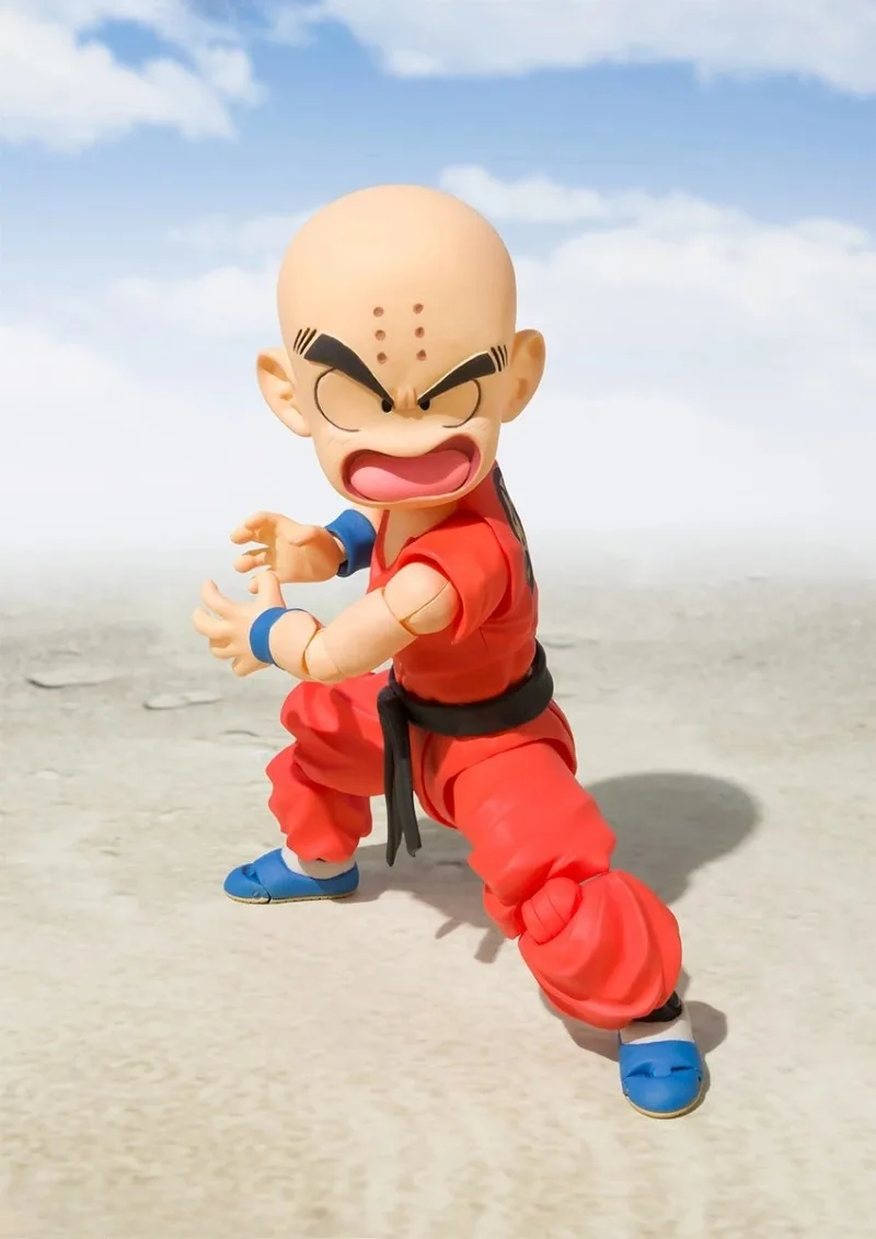 Dragon Ball SHF Childhood Version (Youth Arc) Krillin (Kuririn) Articulated Figure Ornament Collection Gift view 2