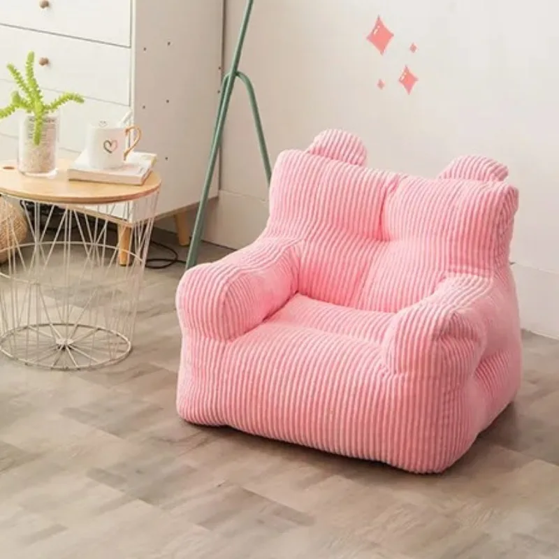 

Детское кресло-мешок из вельвета: милый мини-диванчик для малышей, современная подушка-татами со съемным моющимся чехлом, мягкое сиденье для младенцев