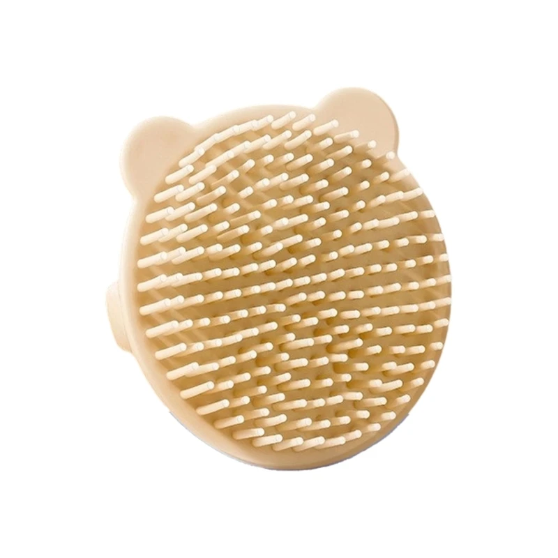 

Silicone Scalp Massager Brush For Baby Bathing Accessory Comfortable Grip Handle