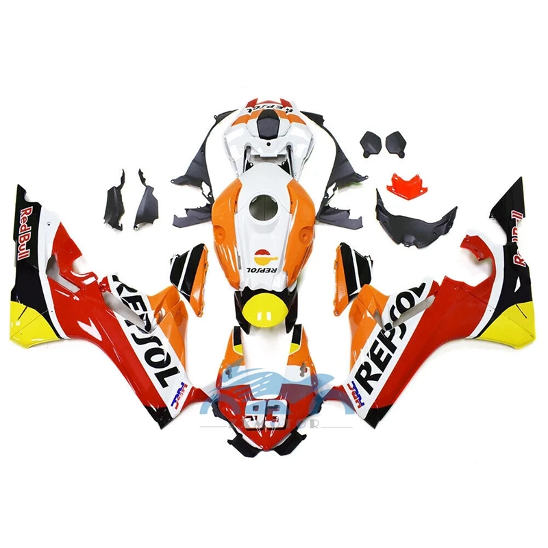 Fairing kit for Honda CBR1000RR 2017 2018 2019 2020 2021 CBR 1000RR 17 18 19 20 21 Orange White