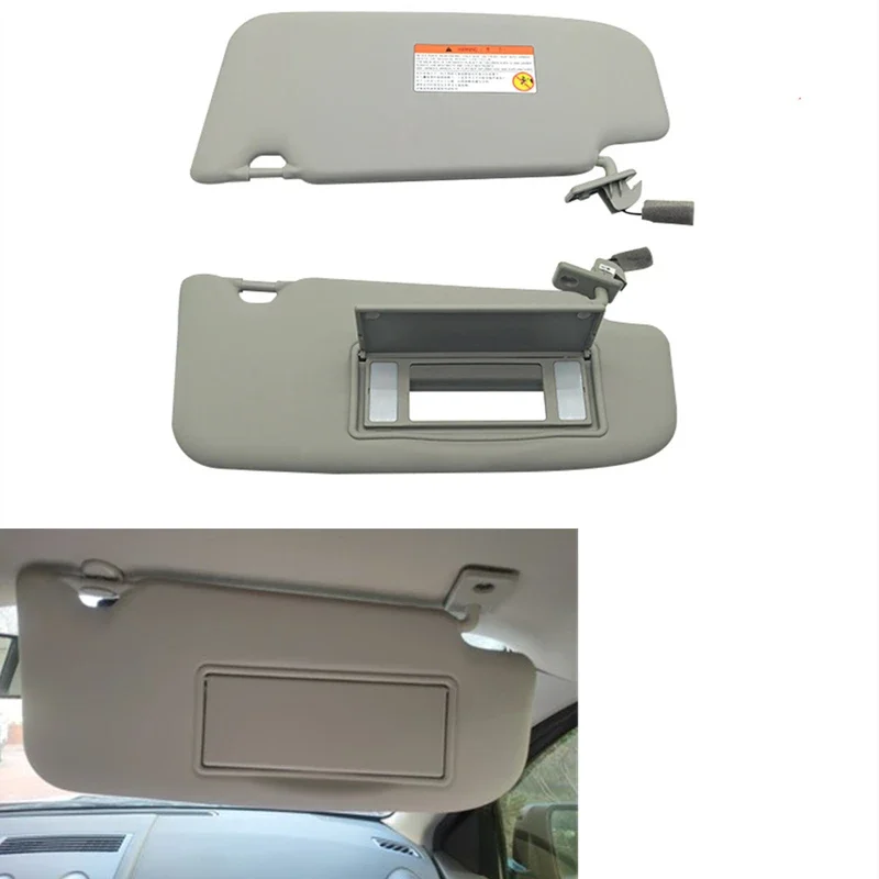 

For Nissan Qashqai Dualis J10 2008-2015 Interior Sun Visor Sunvisor With Lamp Sunshade Plate Make-Up Mirror