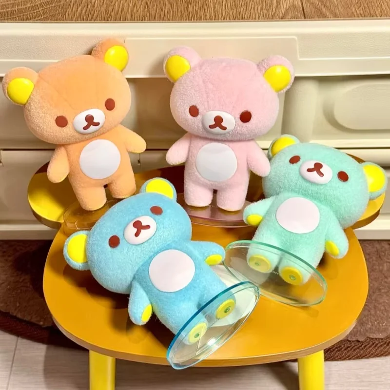 

New Authentic Rilakkuma Sherbet Color Series Blind Box Flocked Doll Desk Decoration Items Surprise Mystery Box Hot Cute Gift
