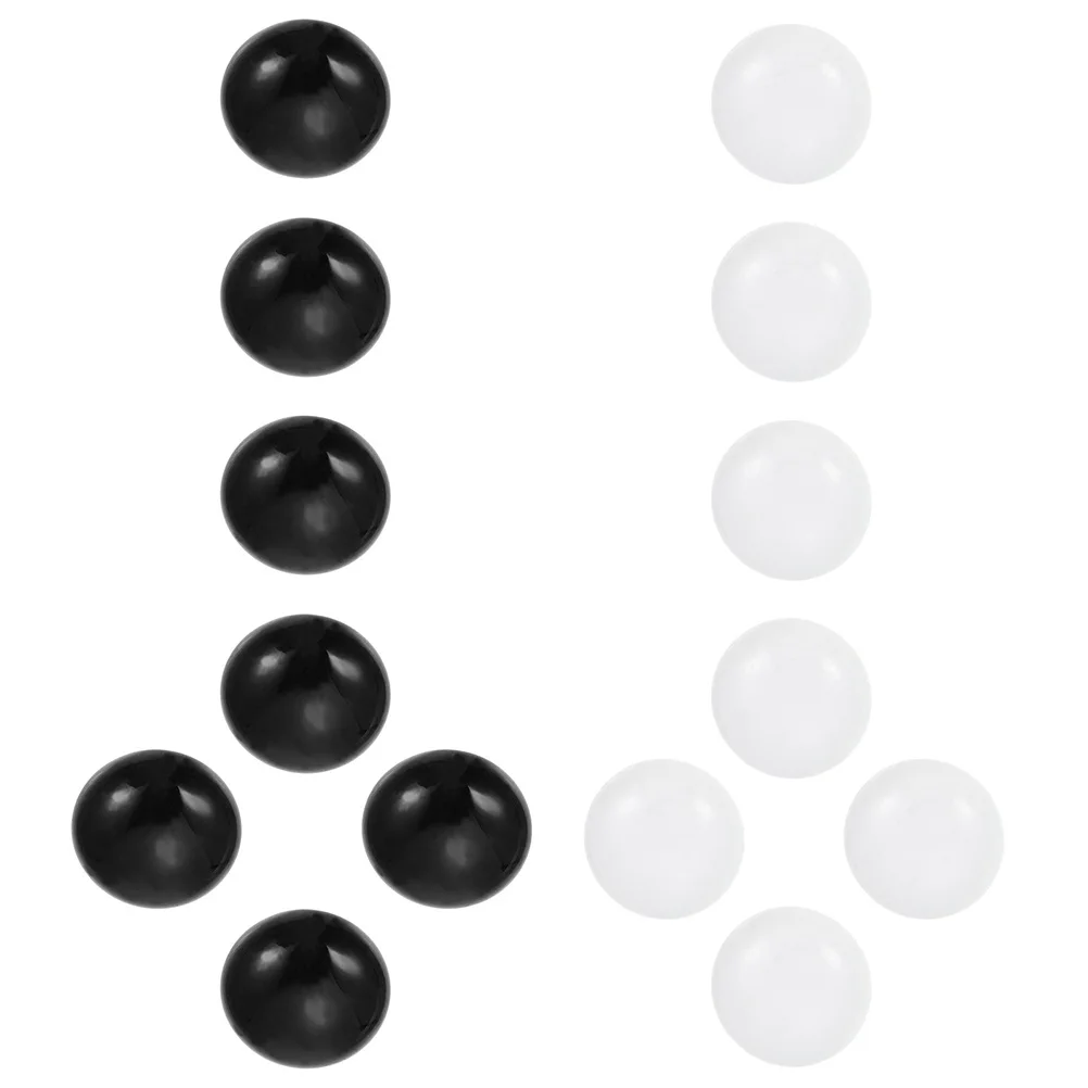 Go Piece Black White School Chess Supplies Game Gemstone Beads Flat Ceramic Cell Phone Child