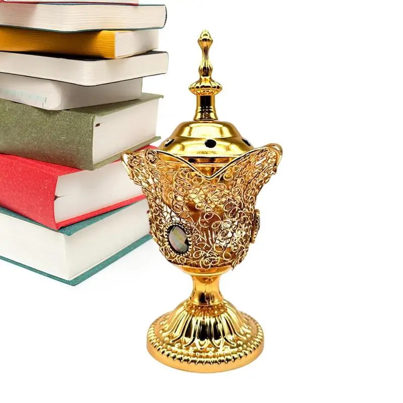 Middle East Church Electric Censer Metal Burner Astetic Room Decor Sandalwood Stove Metal Arabic Incense Burner Electric Incense