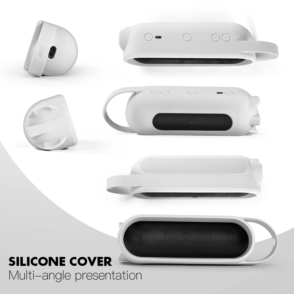 

Carrying Silicone Protective Case Anti-Scratch, Shockproof Cover For Beats Pill Speakers With Easy Cleaning Design Gray