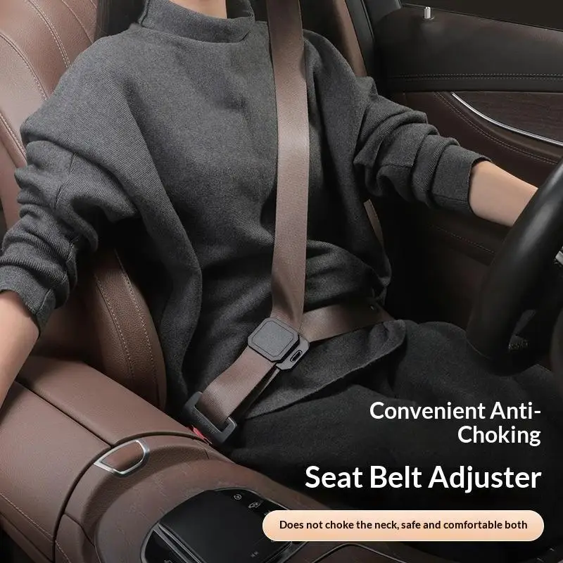 Car Seat Belt Adjuster Clamp Easy to Install Shoulder Neck Protector for Kids Safe Comfortable Car Riding