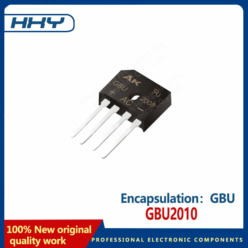 

10pcs GBU2010 package GBU rectifier bridge stack diode