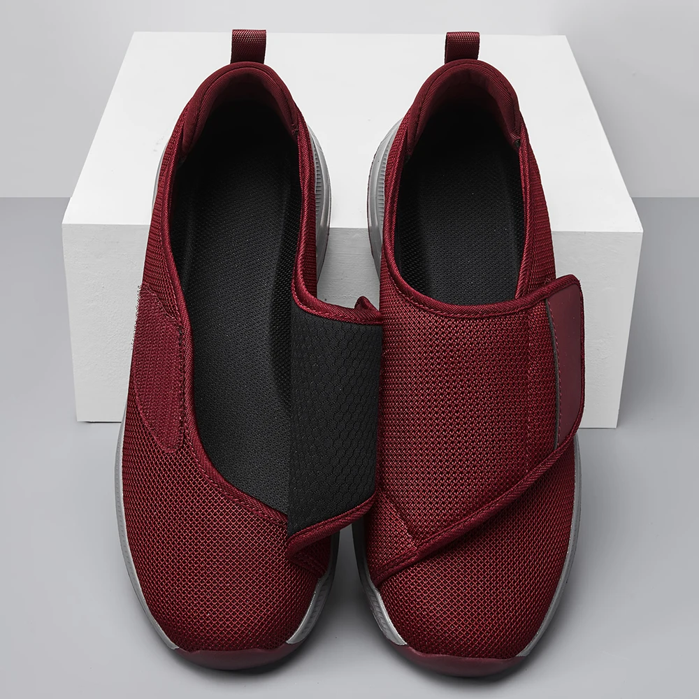 รองเท้าผ้าใบนิ้วเท้ากว้างสําหร - Men'S Shoes Diabetic บทวิจารณ์และราคา