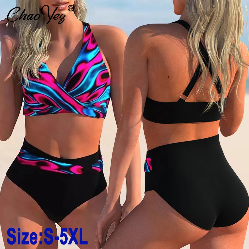 New Cross Bikini Women Sexy Swimwear Push Up Swimsuit High Waist Bikini Set Brazilian Bathing Suit Beachwear Swimming Suit