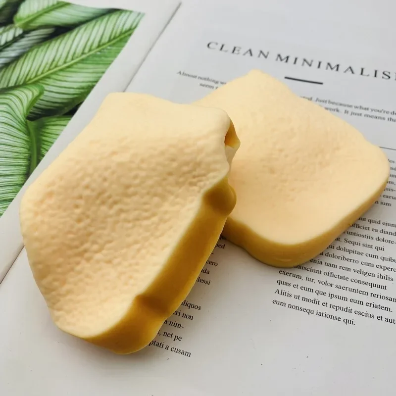 1 قطعة لعبة الضغط Kawaii جامبو خبز التوست السكويشات رائحة لينة كعكة سحر المقتنيات الغذائية اللعب الهدايا