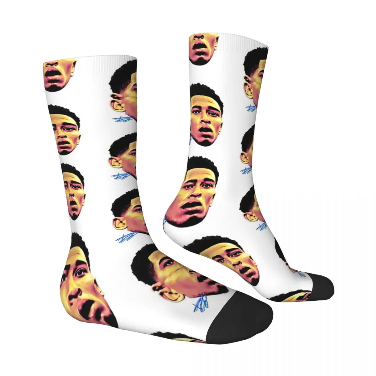 Juded Bellinghams Socks Winter big head graphic Stockings Elegant Women Men Medium Soft Socks Graphic Cycling Non-Slip Socks