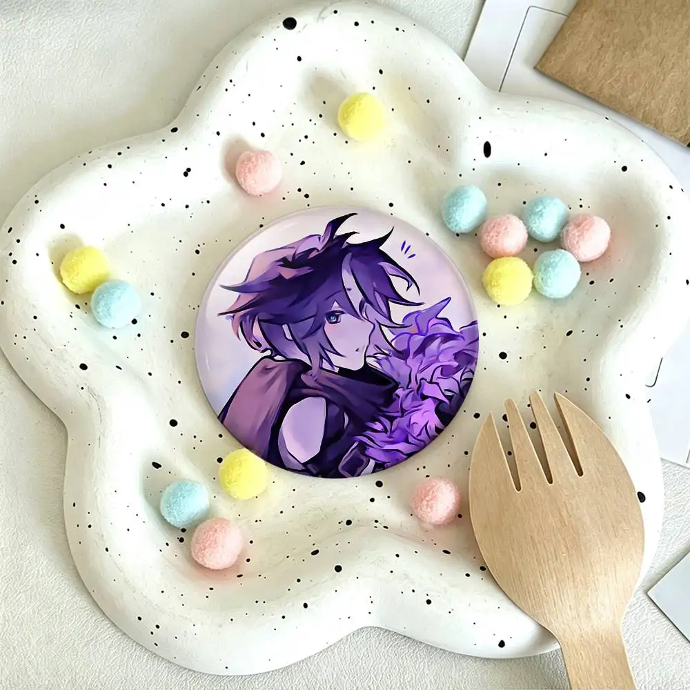 Anime A-Azure X T-Two Time A-Azuretime Laser Badge Applicable For Backpack Clothes Hats Decor Creative Accessories