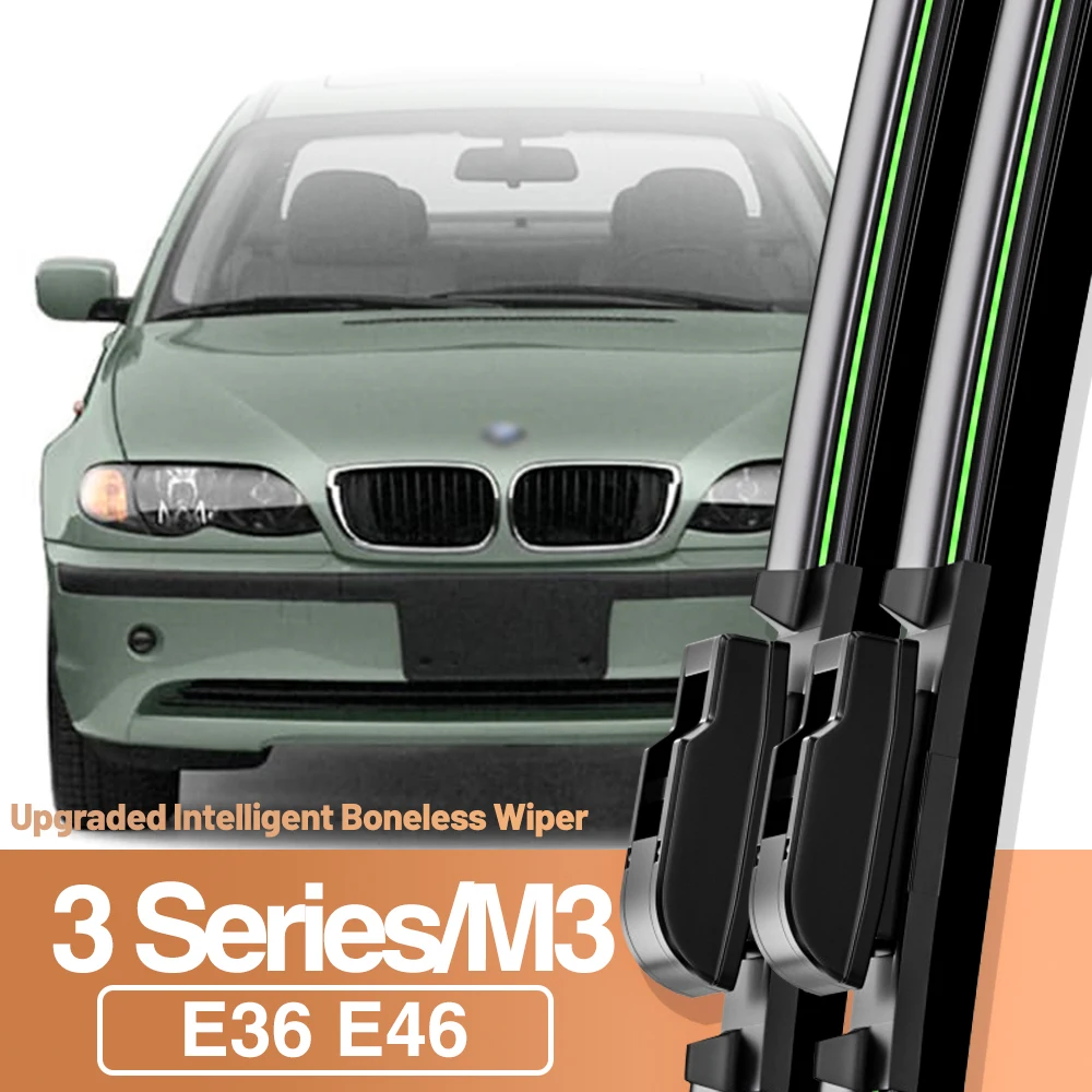 

2pcs For BMW 3 Series M3 E36 E46 1991-2006 Front Windshield Wiper Blades Windscreen Window Accessories 1996 1998 2000 2003 2005