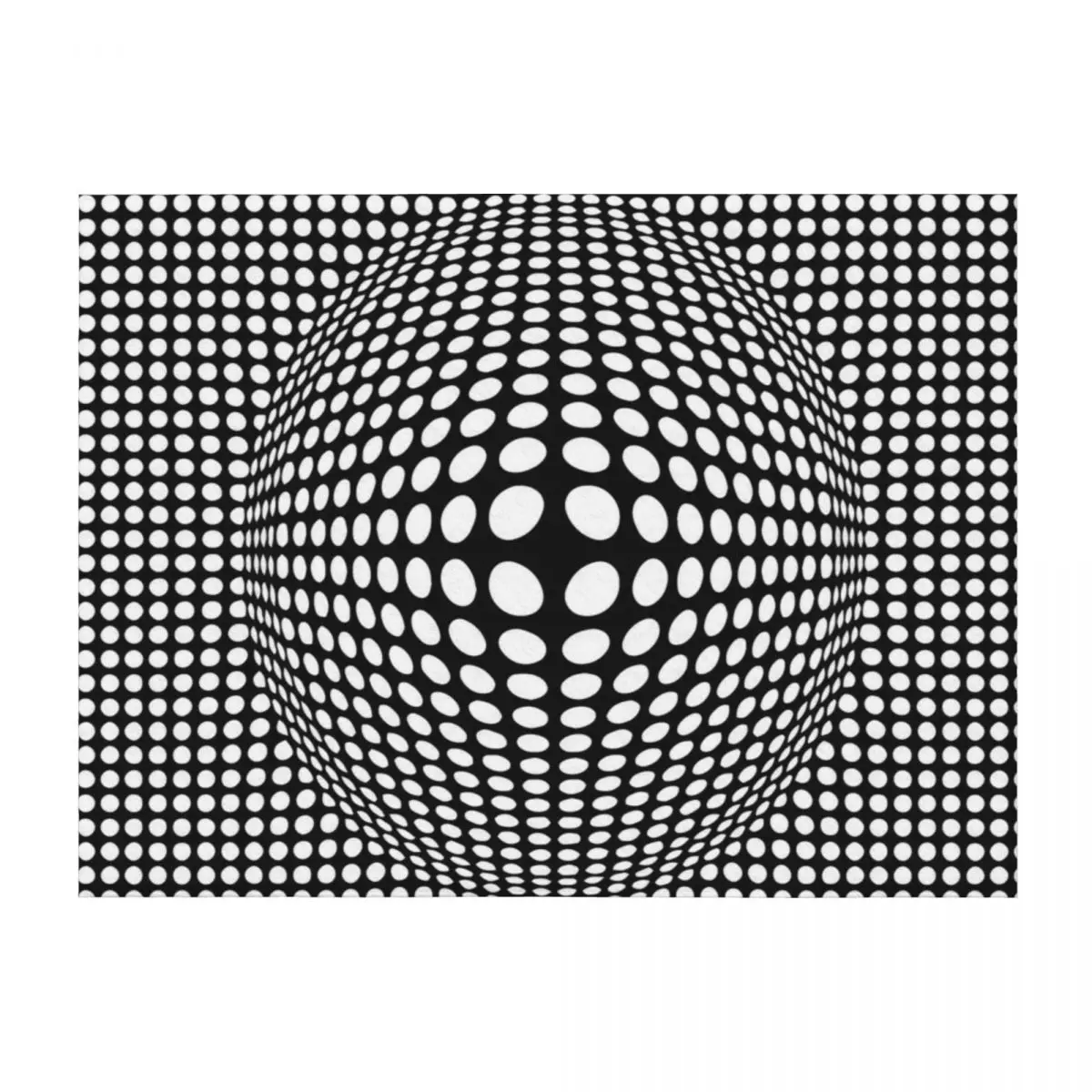 

Черно-белое одеяло Victor Vasarely в стиле оптической иллюзии, тяжелое одеяло для сна, зимние кровати, одеяло для косплея, аниме, одеяла