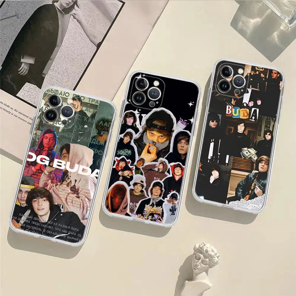 O-Og-buda russia rapper Phone Case Silicone Soft for iphone 15 14 13 12 11 Pro Mini XS MAX 8 7 6 Plus X XS XR Cover