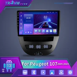 CarPlay Android Auto Radio for Peugeot 107 Toyota Aygo Citroen C1 2005-2014Car Multimedia autoradio