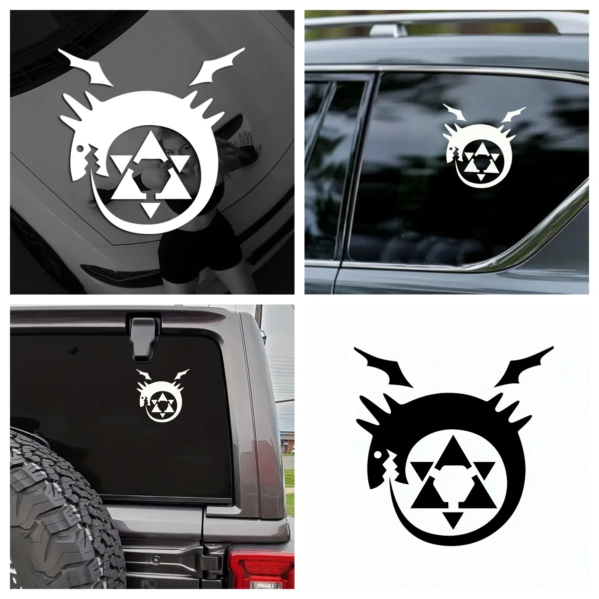 ALCHEMIST Ouroboros decals,like Lust's tattoos,for cartoon lovers&fans,high quality sticker for cars trucks motorcycles &laptops
