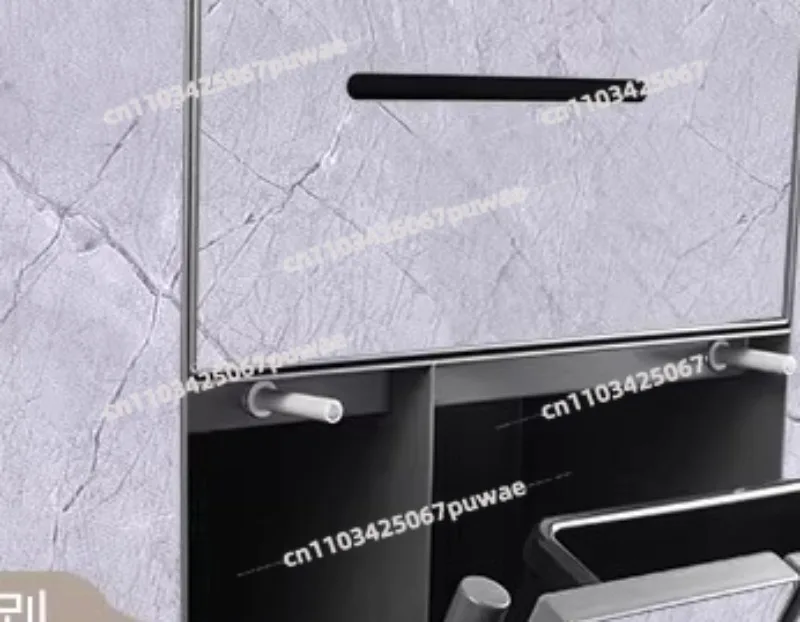 

Встраиваемая ниша из нержавеющей стали 304 с мусорным баком, держателем для унитазного ершика и диспенсером для туалетной бумаги для ванной комнаты