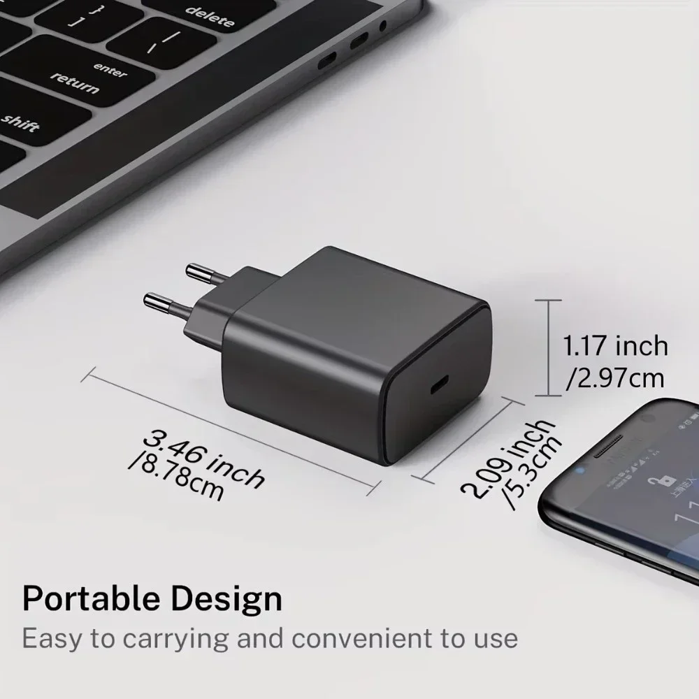 45W PD Charger For Samsung Galaxy S24 S23 S22 Type C Quick Charge USB C to Type C Cable Fast Charging Mobile Phone Wall Adapter image 3